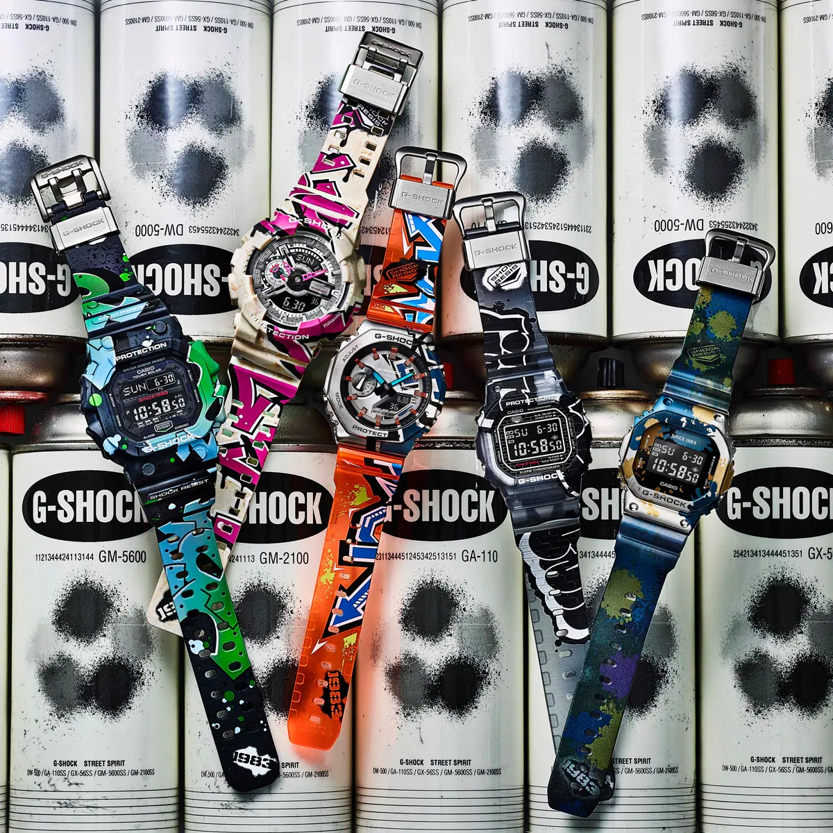 GX56SS-1D G-SHOCK Graffiti Art Street Spirit Watch Limited Edition Series