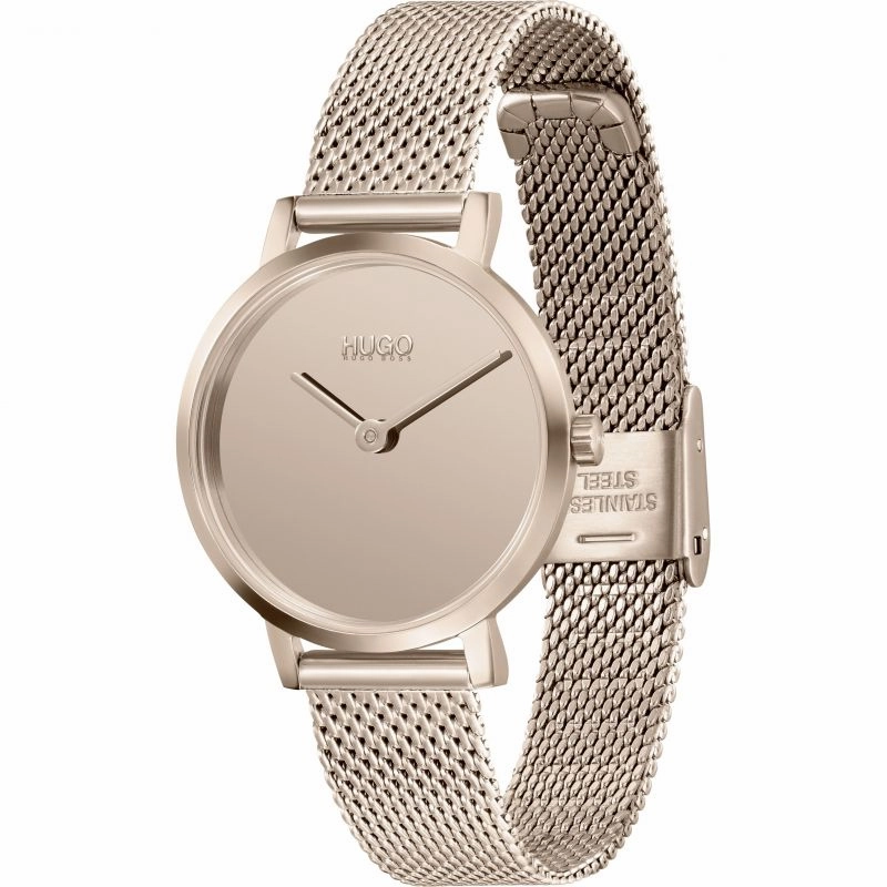 Hugo Carnation Gold Ladies Watch 1540085