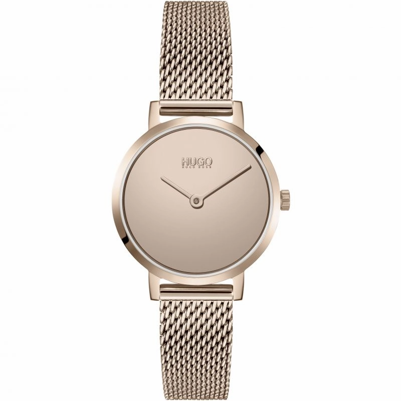 Hugo Carnation Gold Ladies Watch 1540085