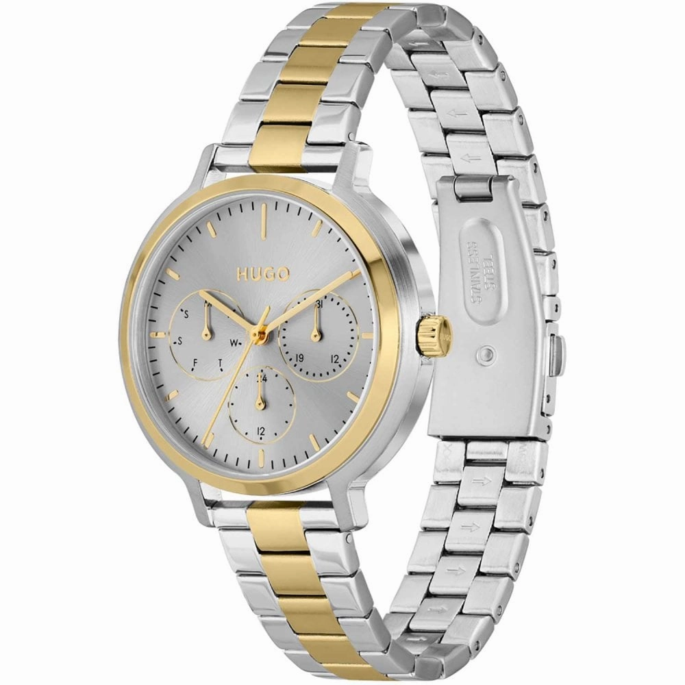 Hugo Ladies #Edgy Two Tone Watch 1540112