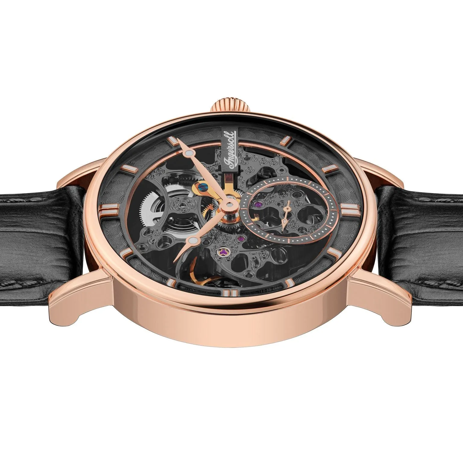 Ingersoll Herald Automatic Skeleton Black Watch