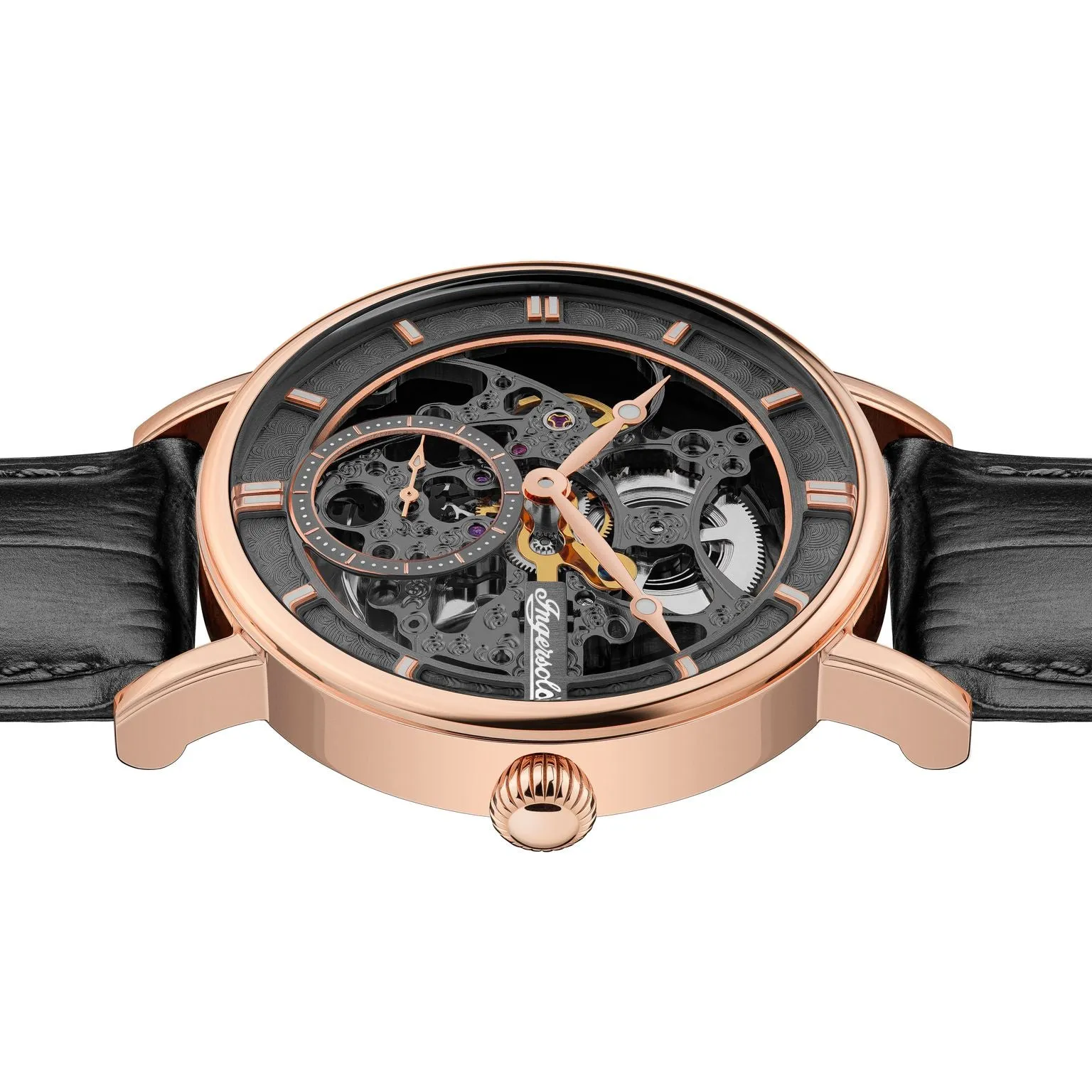 Ingersoll Herald Automatic Skeleton Black Watch