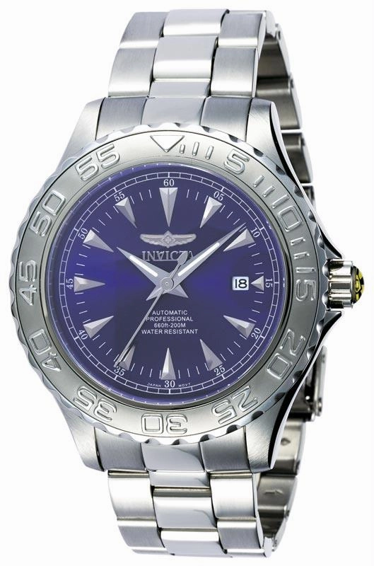 Invicta 2301 Men's Pro Diver Automatic Blue Dial Stainless Steel Watch
