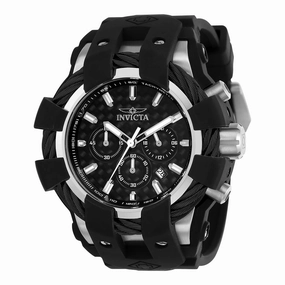 Invicta 23855 Men's Bolt Sport Black Bezel Black Carbon Fiber Dial Chronograph Dive Watch