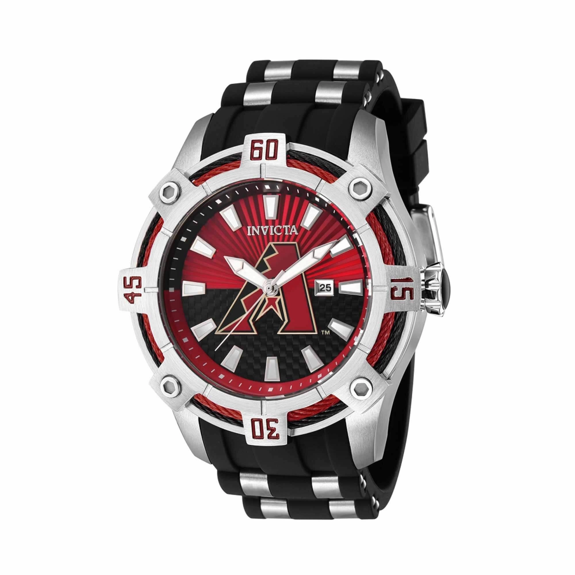 Invicta Men's Quartz Watch - MLB Arizona Diamondbacks Red and Black Dial | 43259