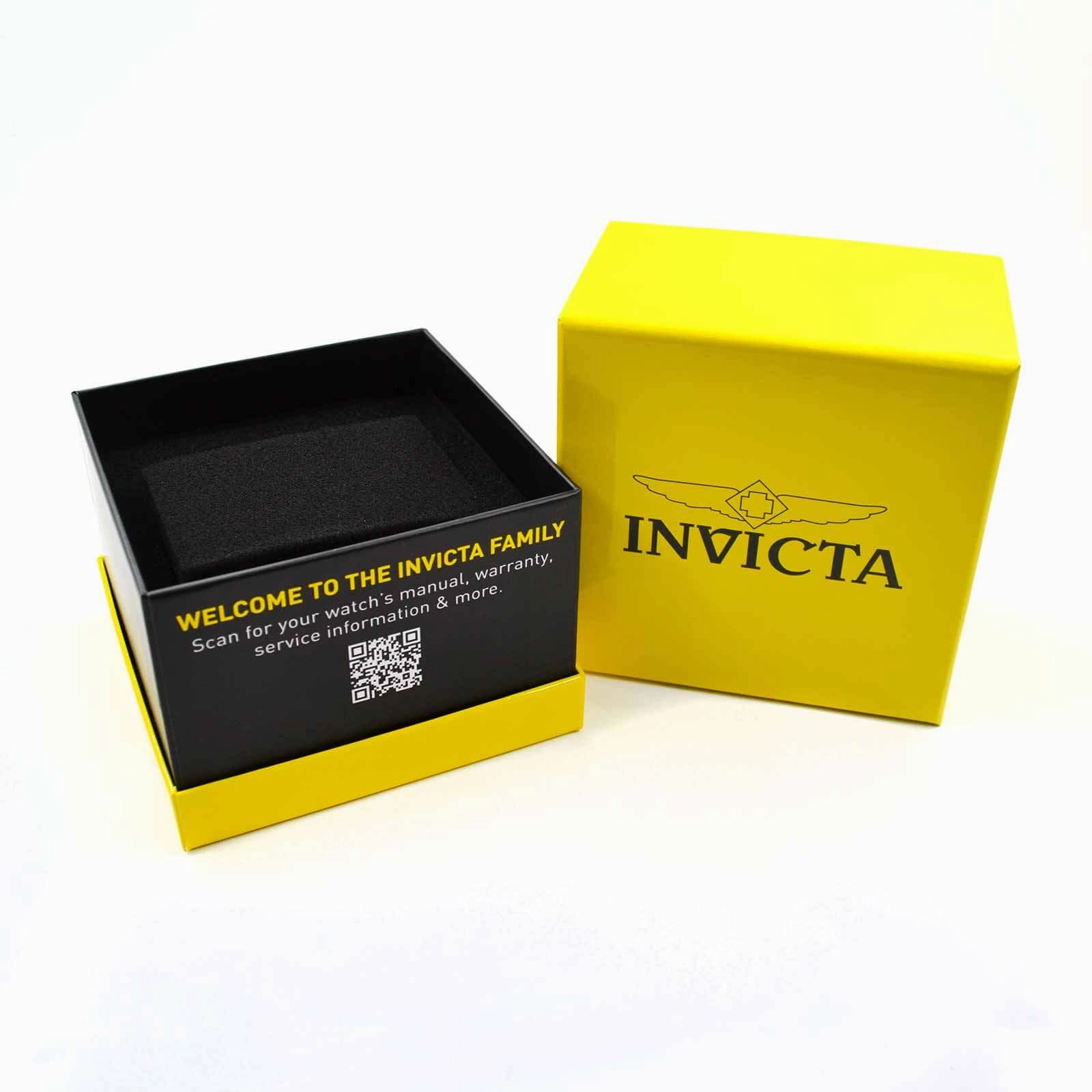 Invicta Men's Watch - Aviator Compass Green and Silver Tone Dial Rubber Strap | 21622