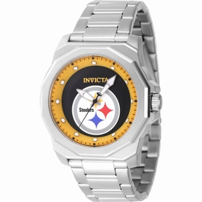 Invicta Men's Watch - NFL Pittsburgh Steelers Yellow and Black Dial Bracelet | 47921