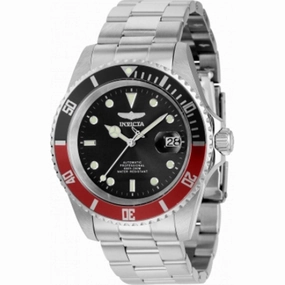 Invicta Men's Watch - Pro Diver Automatic Black Dial Silver Tone Bracelet | 9403OBXL