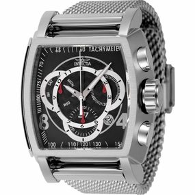 Invicta Men's Watch - S1 Rally Chronograph Silver and Black Dial Bracelet | 46007