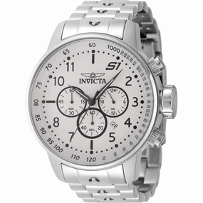 Invicta Men's Watch - S1 Rally Chronograph Silver Stainless Steel Bracelet | 23078