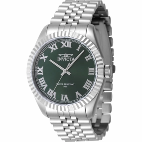 Invicta Men's Watch - Specialty Green Dial Stainless Steel Bracelet Quartz | 47398