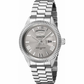Invicta Men's Watch - Specialty Quartz Date Display Silver Dial Steel Bracelet | 43938