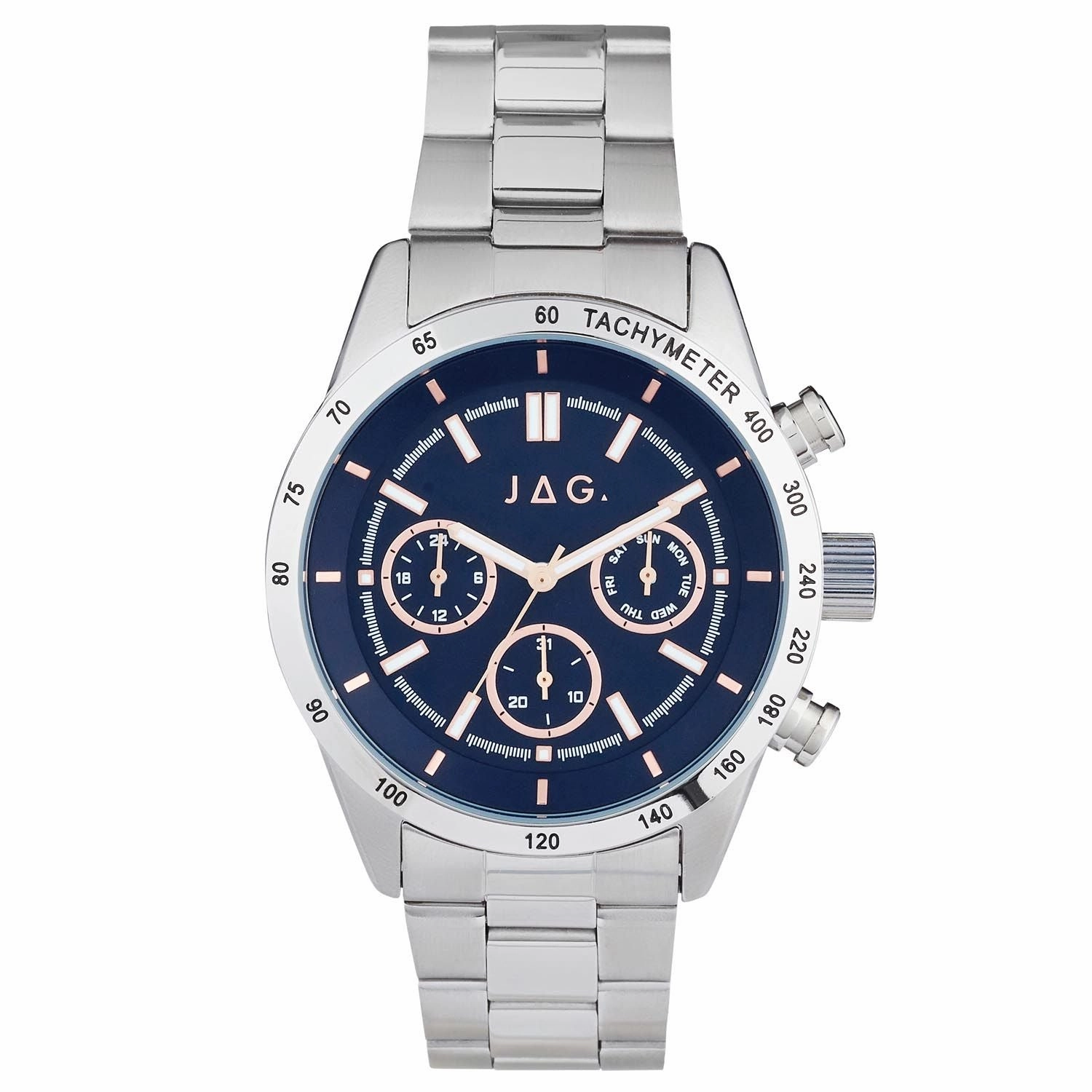 Jag Alain Blue Dial 44mm Watch J2329A