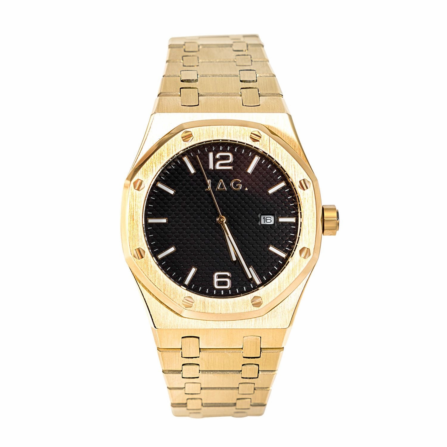 Jag Brighton Brown Dial 41mm Watch J2768A