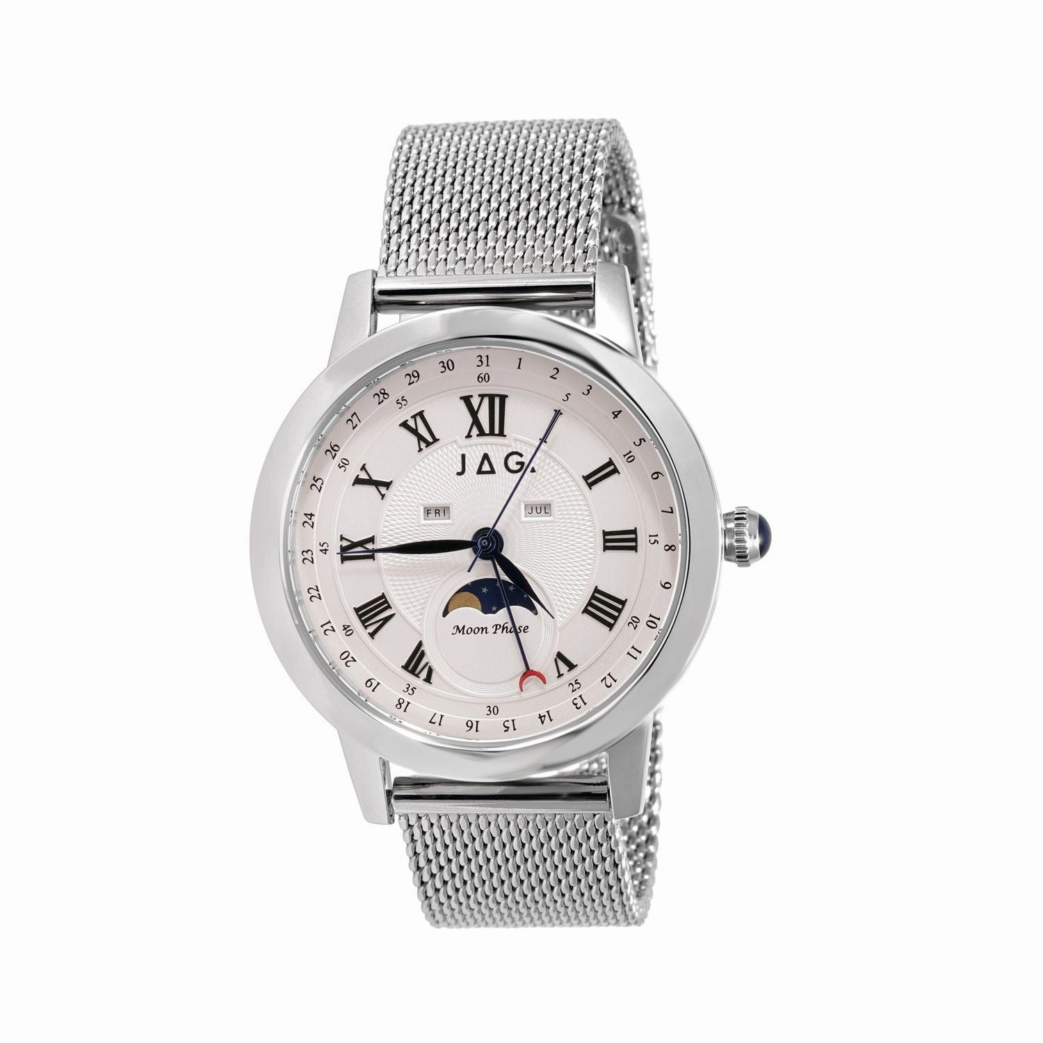 Jag Mosman Silver Dial 42mm Watch J2772A