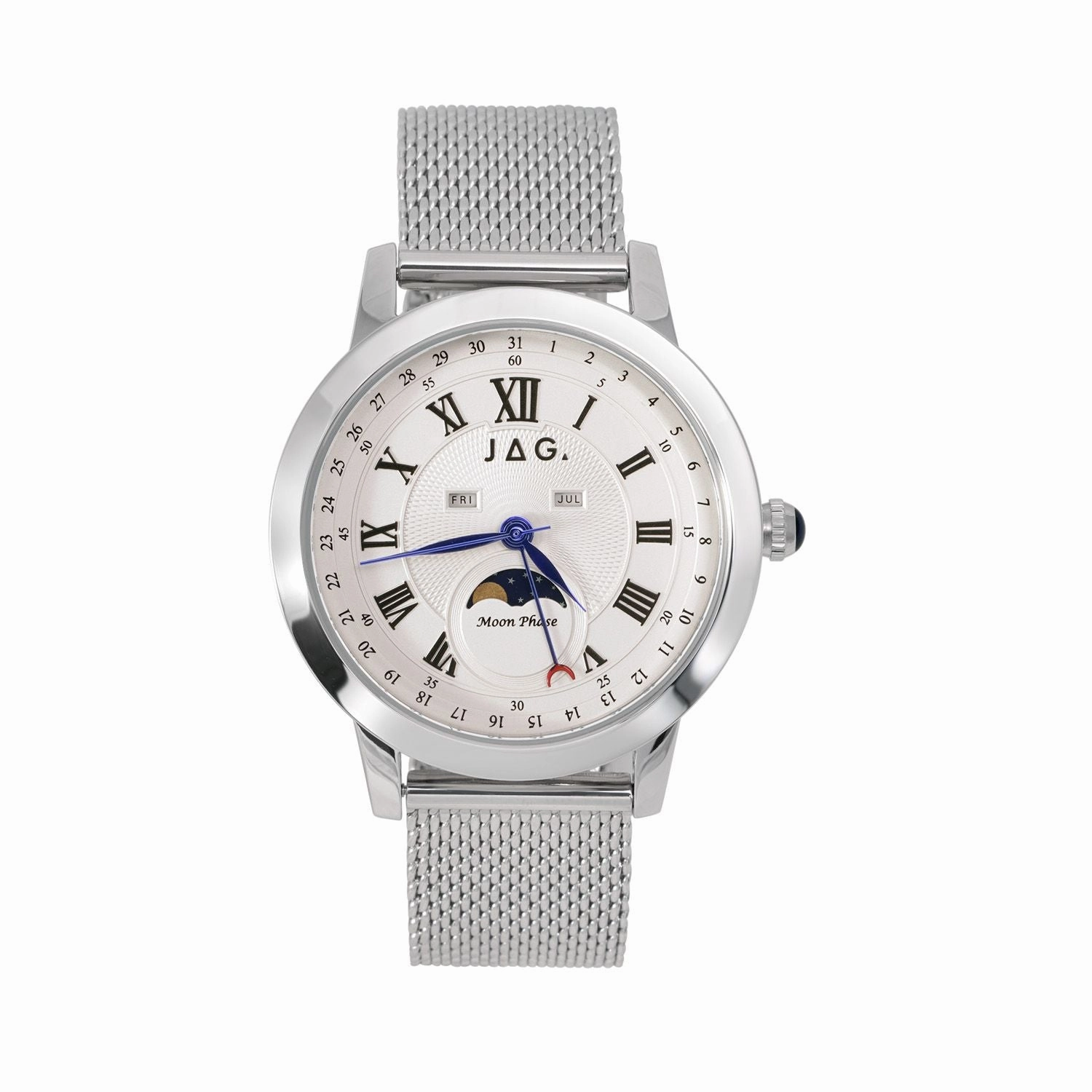 Jag Mosman Silver Dial 42mm Watch J2772A