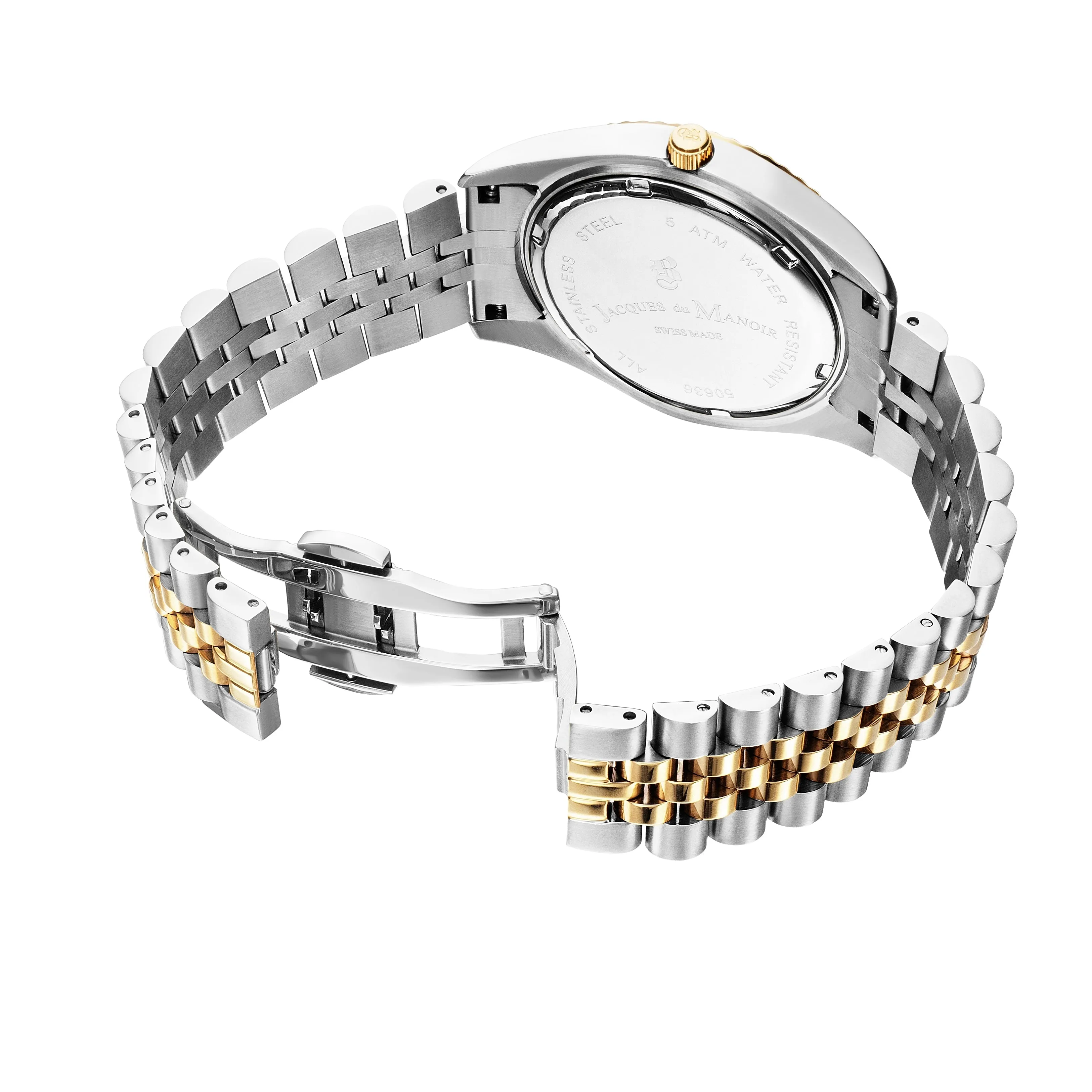 JDM Inspiration Business Date Two Tone, Gold 5 ATM