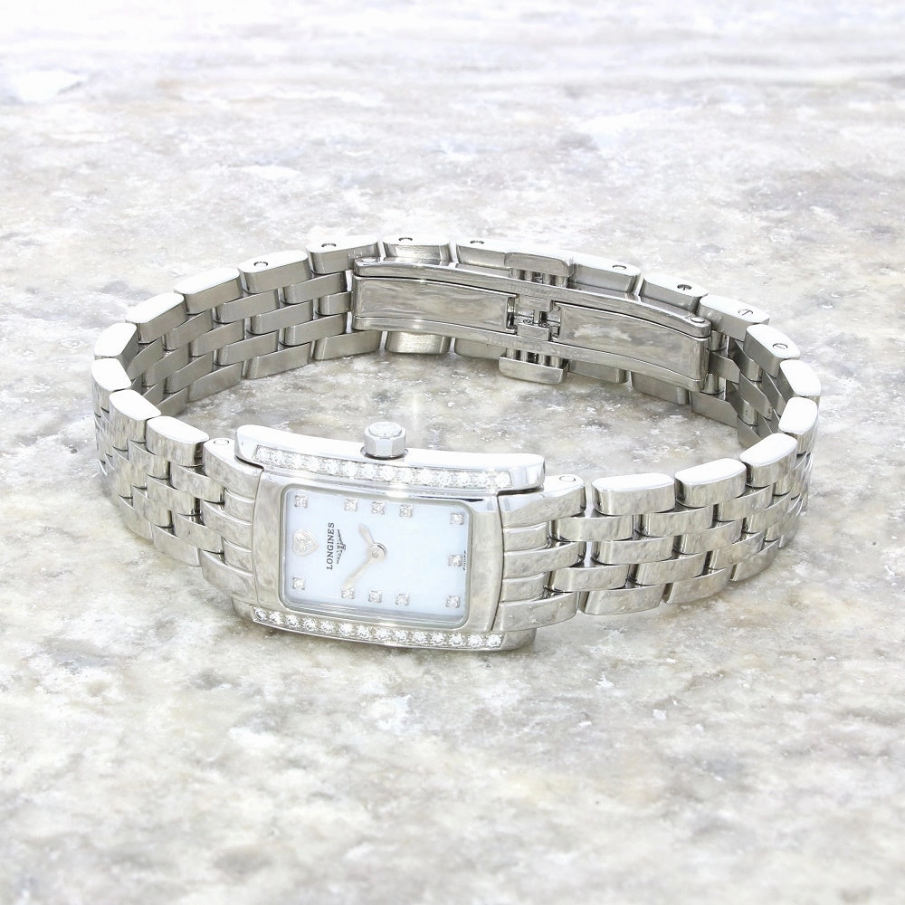 Longines Dolcevita Ladies Watch Elegance Collection Diamond Set Pre Owned L5.158.0.94.6 RW0635
