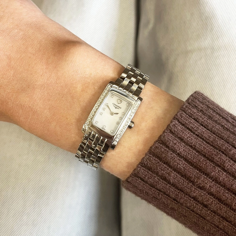 Longines Dolcevita Ladies Watch Elegance Collection Diamond Set Pre Owned L5.158.0.94.6 RW0635