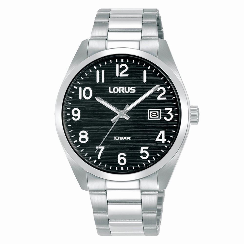 Lorus Black Dial Mens Watch RH905RX9