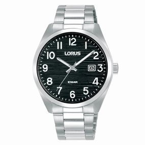 Lorus Black Dial Mens Watch RH905RX9