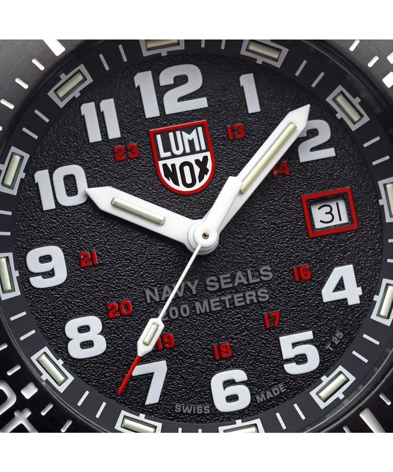 Luminox Navy Seal Black Dial Rubber Band Watch XS.4231.SET