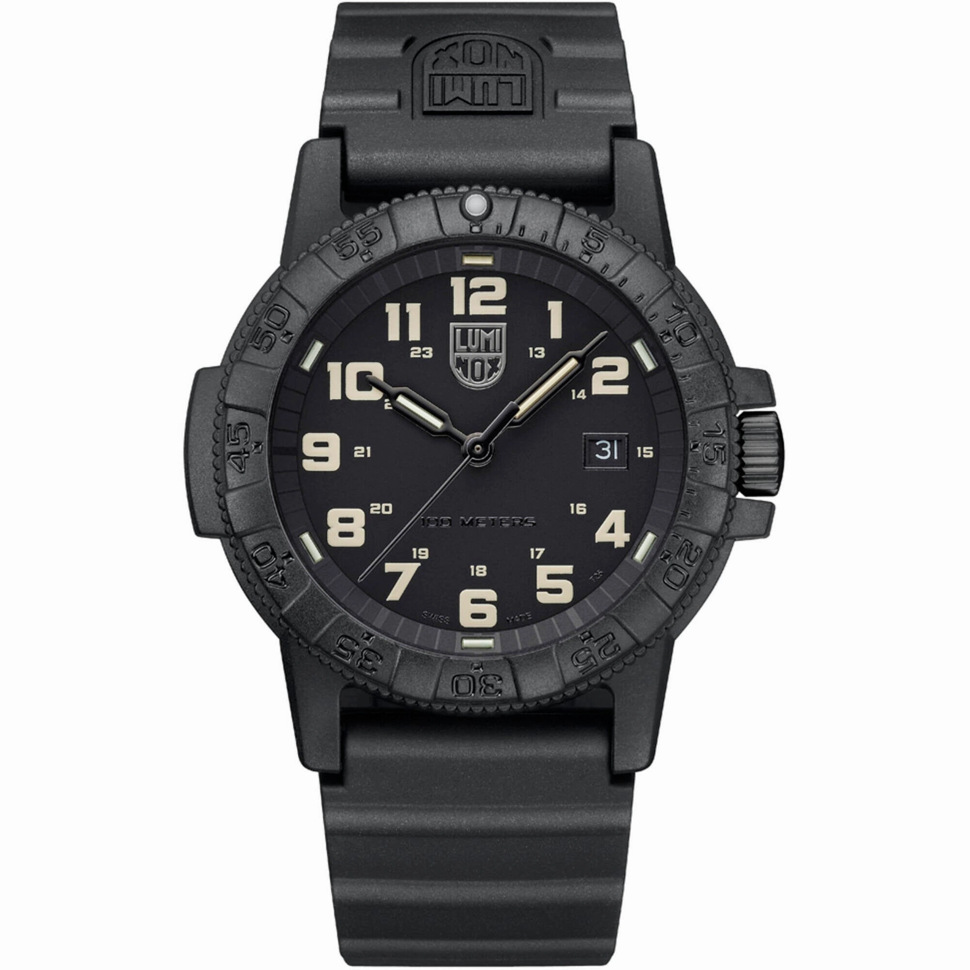 Luminox Men's Watch - Leatherback Sea Turtle Giant Black Dial Rubber Strap | XS.0330