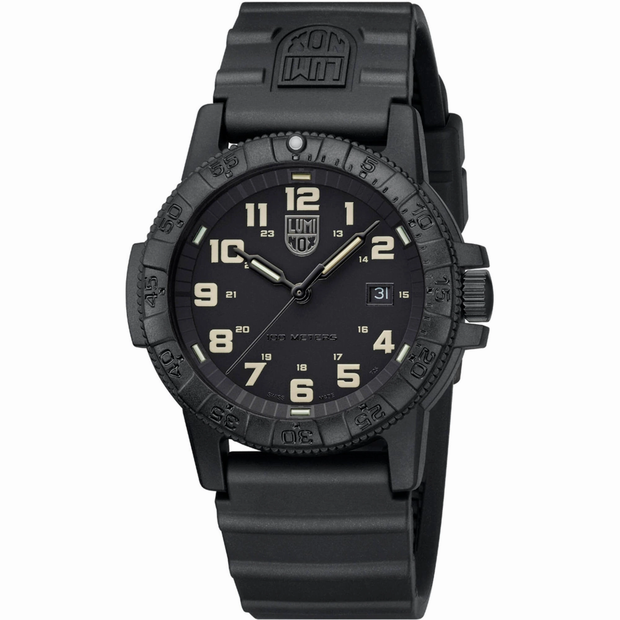 Luminox Men's Watch - Leatherback Sea Turtle Giant Black Dial Rubber Strap | XS.0330