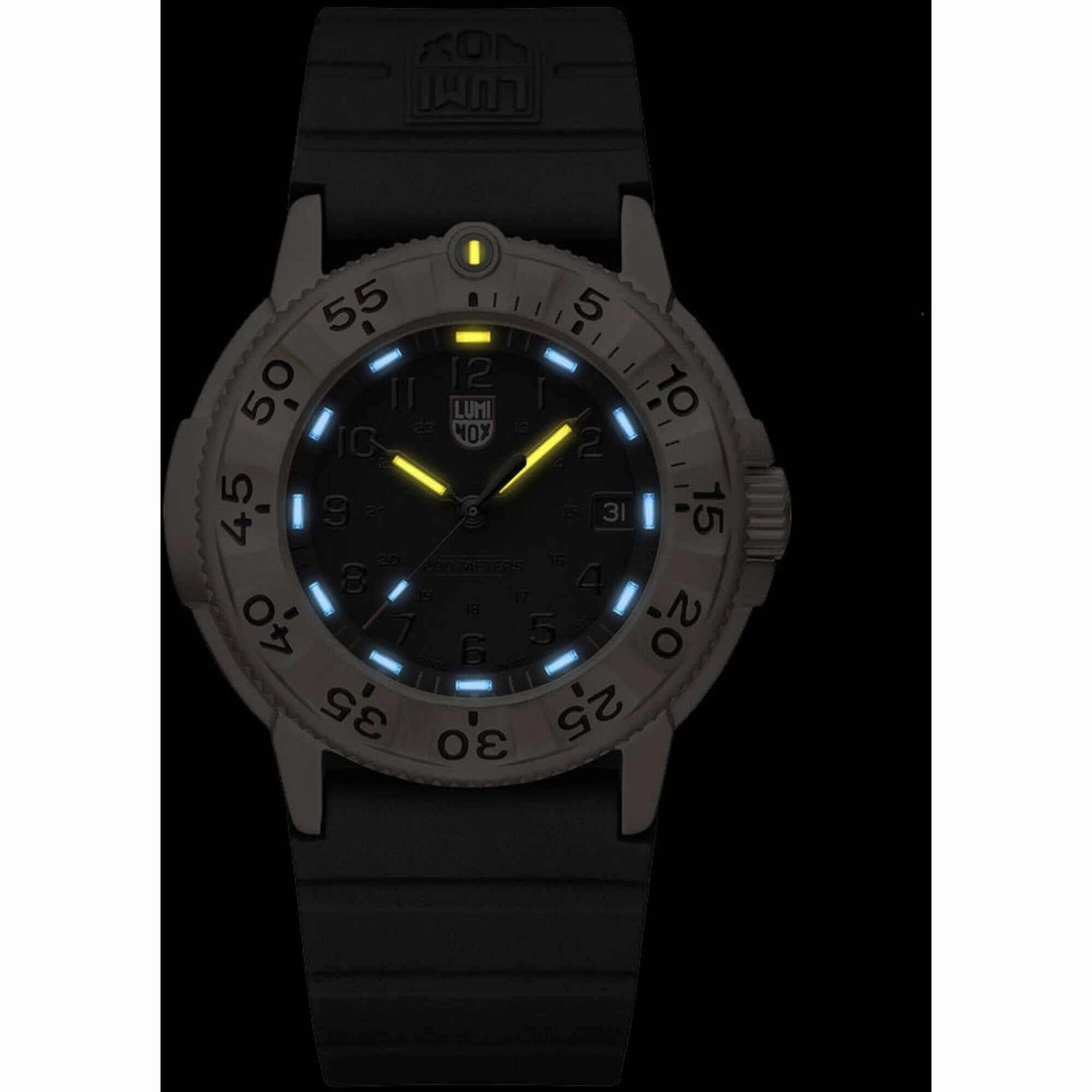 Luminox Men's Watch - Navy Seal Foundation Black Dial Rubber Strap Dive | XS.3221.NSF