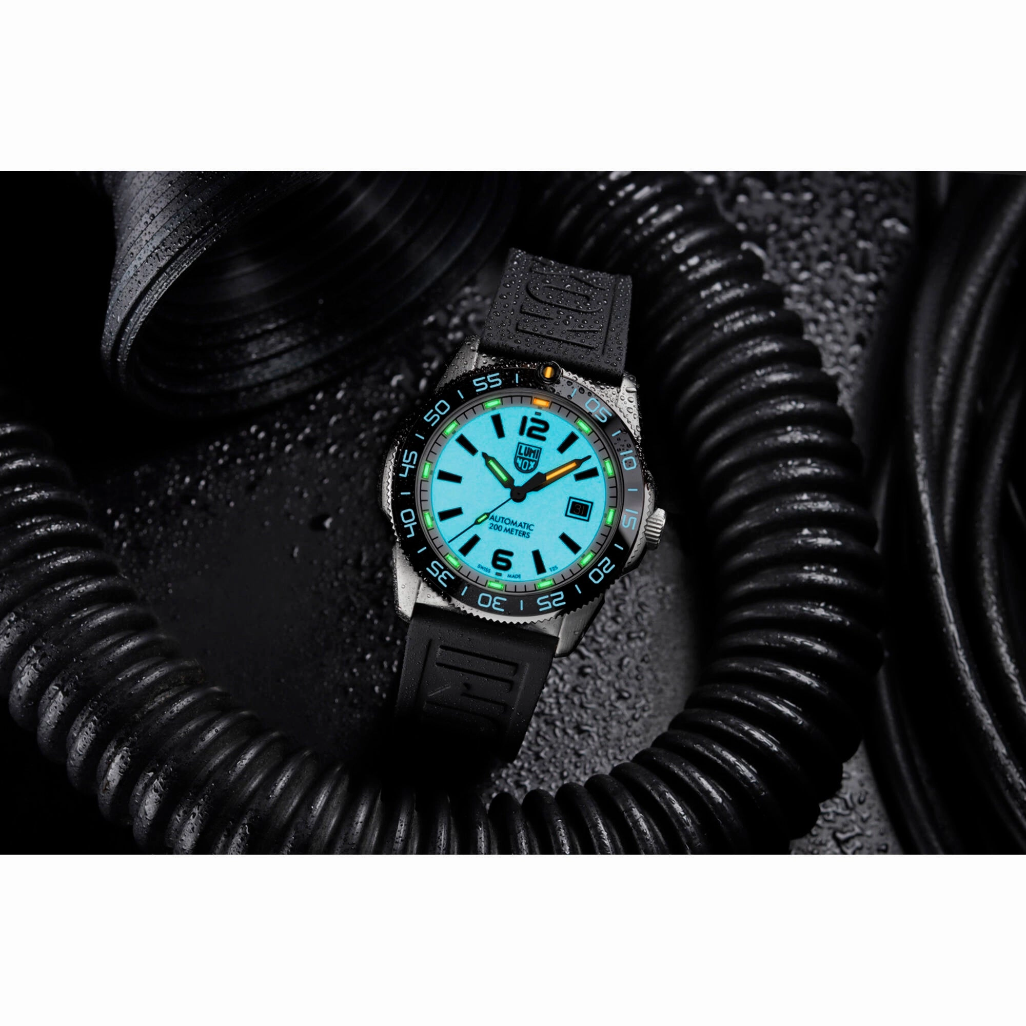 Luminox Men's Watch - Pacific Diver Automatic White Dial Rubber Strap | XS.3101.H