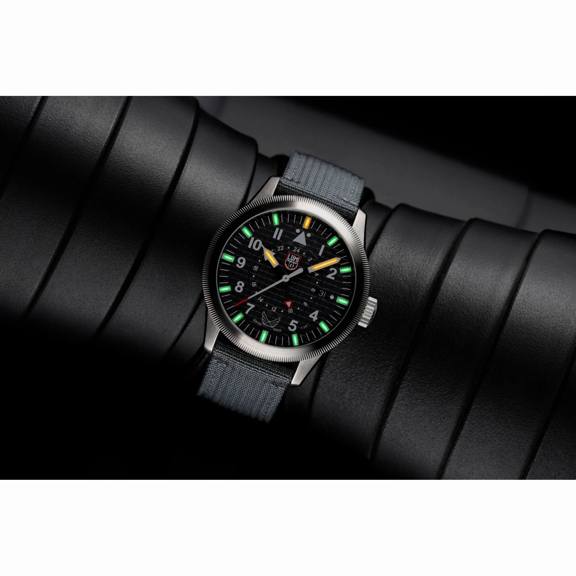 Luminox Men's Watch - Volition America Quartz Black Dial Grey Strap | XA.9522.VOL