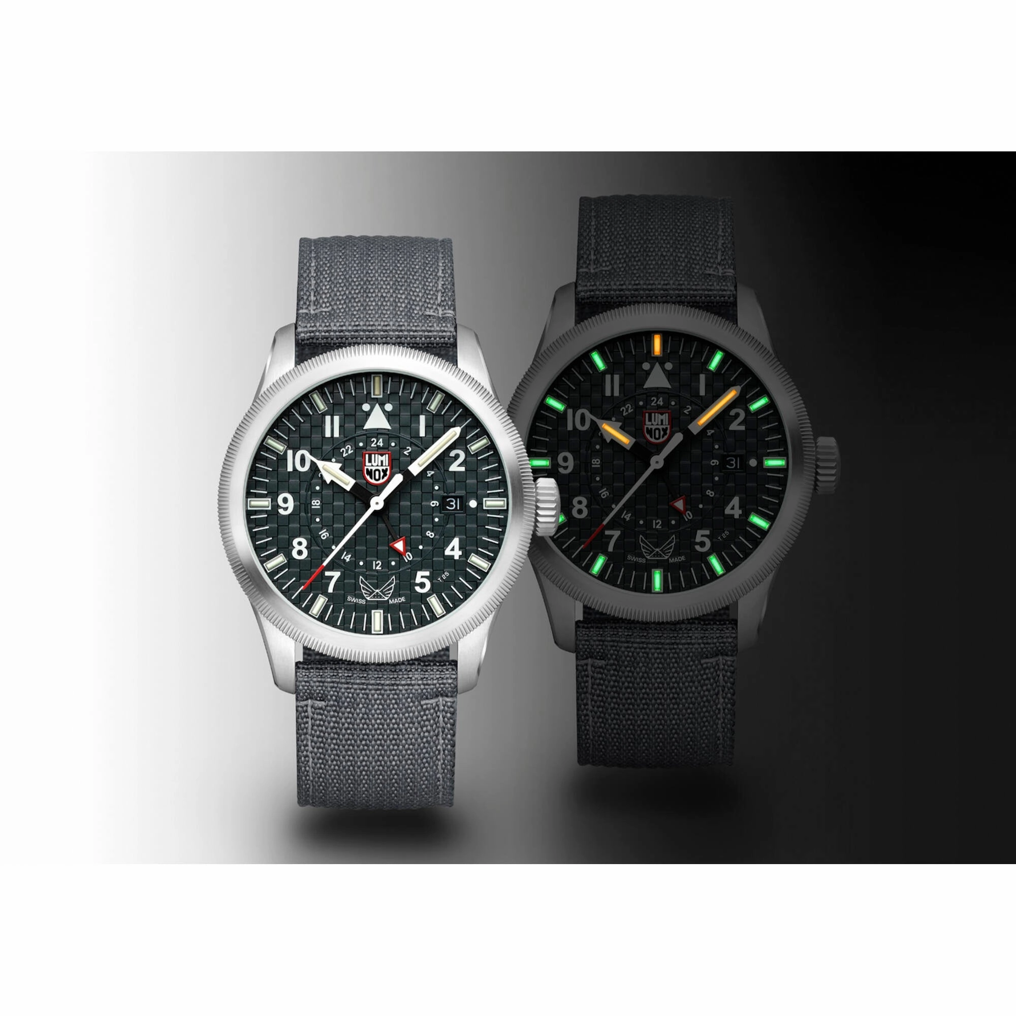 Luminox Men's Watch - Volition America Quartz Black Dial Grey Strap | XA.9522.VOL