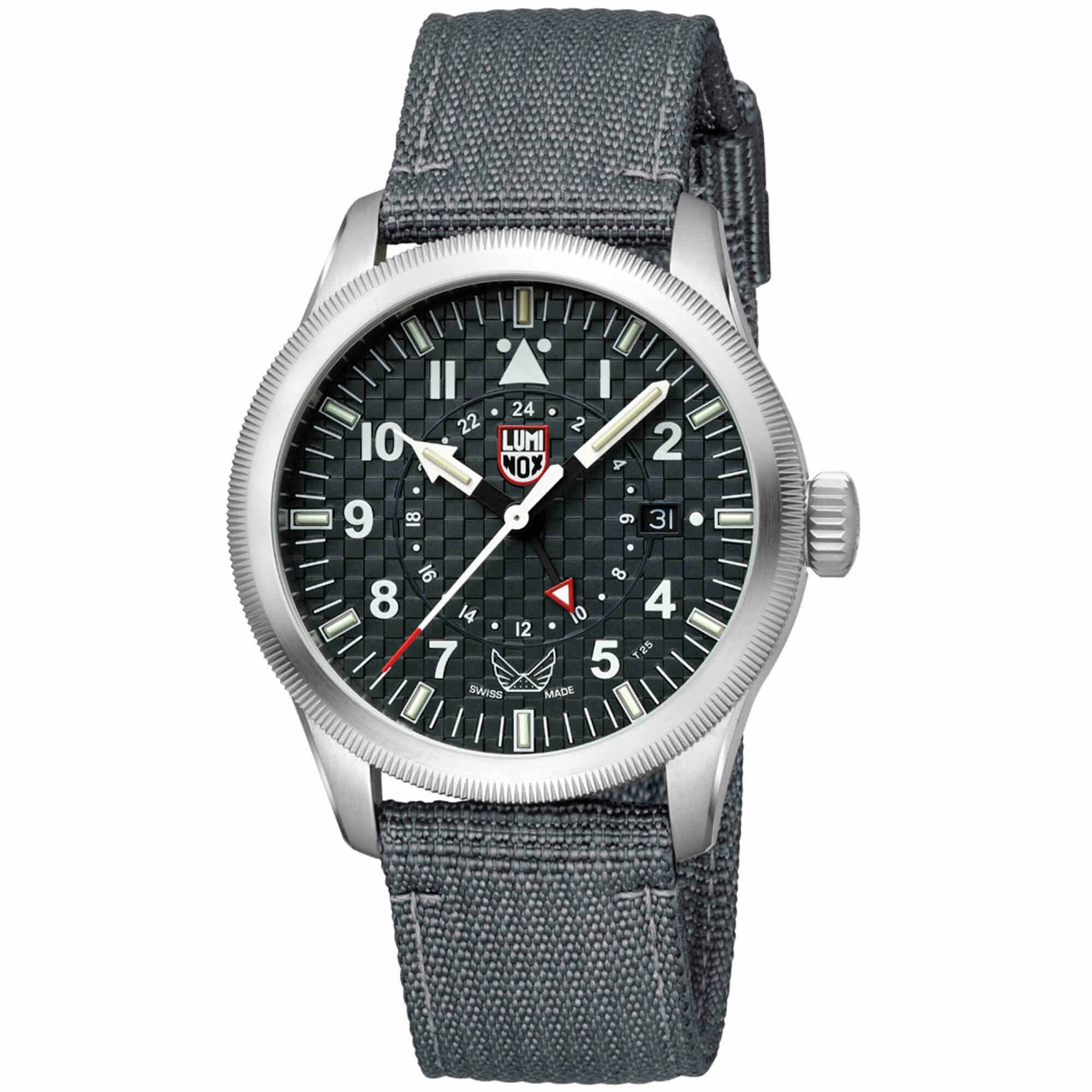 Luminox Men's Watch - Volition America Quartz Black Dial Grey Strap | XA.9522.VOL