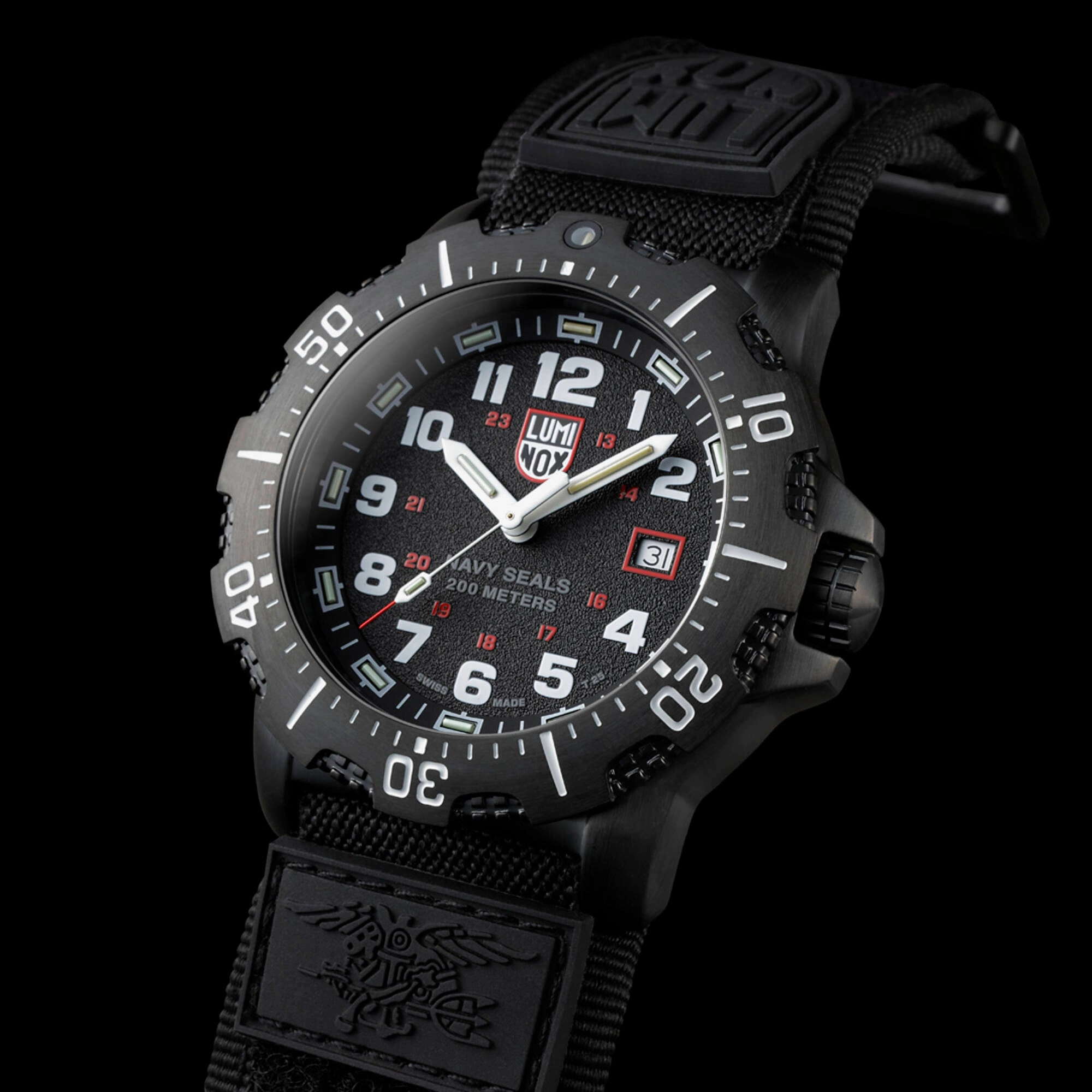 Luminox Men's Watch Set - Navy Seal 4230 Series Quartz Black Dial Strap | XS.4231.SET
