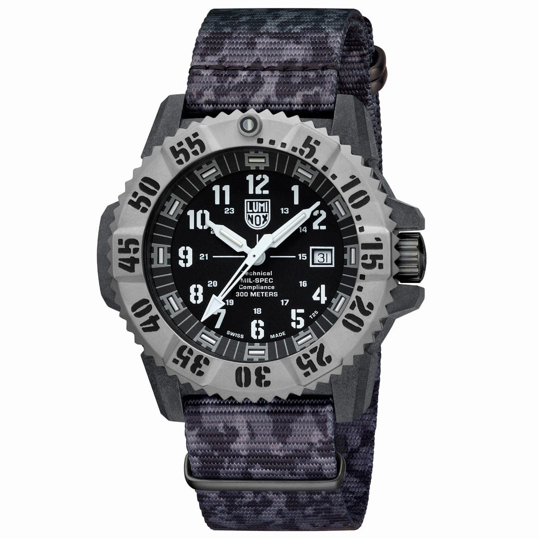 Luminox Mil-Spec Black Dial Grey Rubber Strap 46MM Watch XL.3351.1.SET