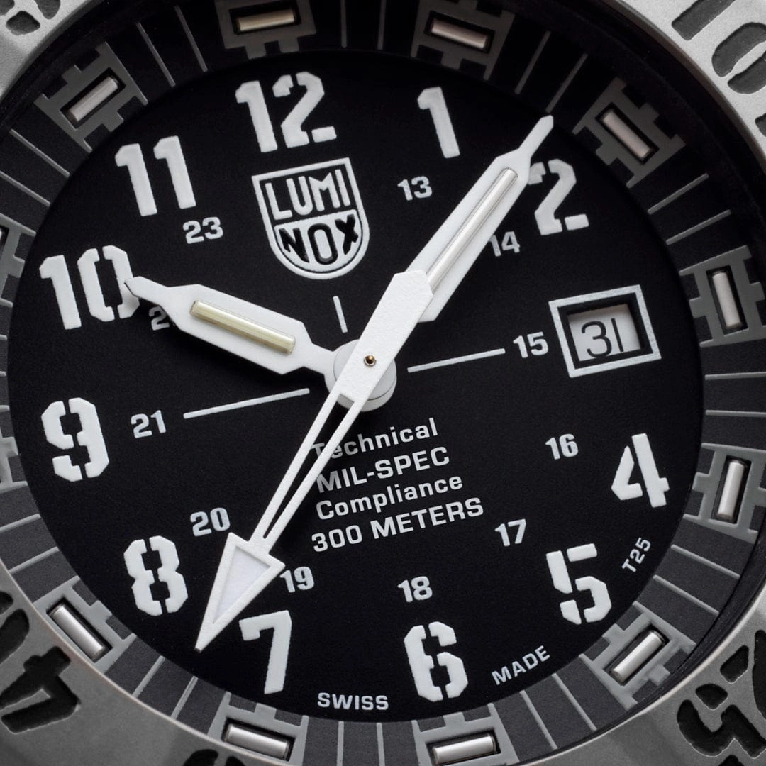 Luminox Mil-Spec Black Dial Grey Rubber Strap 46MM Watch XL.3351.1.SET