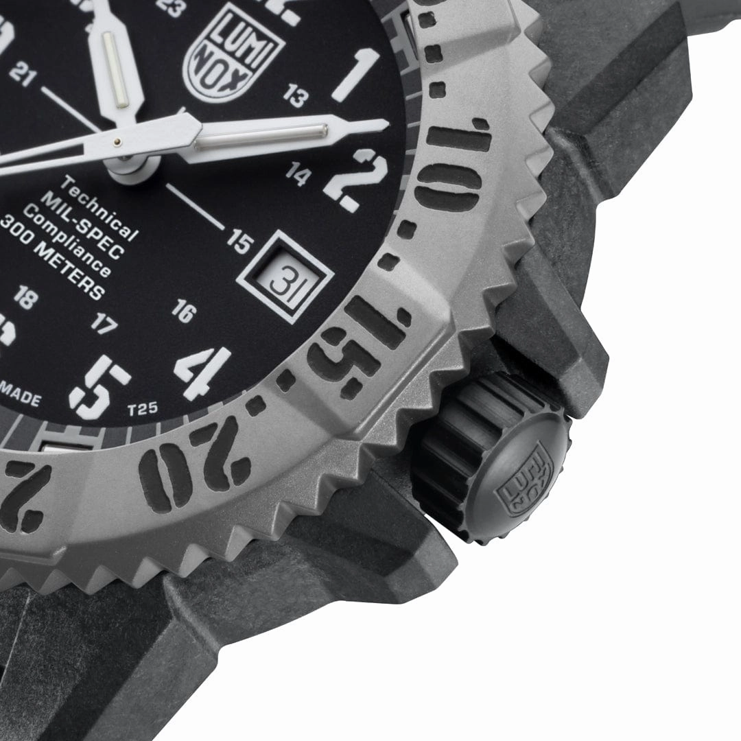 Luminox Mil-Spec Black Dial Grey Rubber Strap 46MM Watch XL.3351.1.SET
