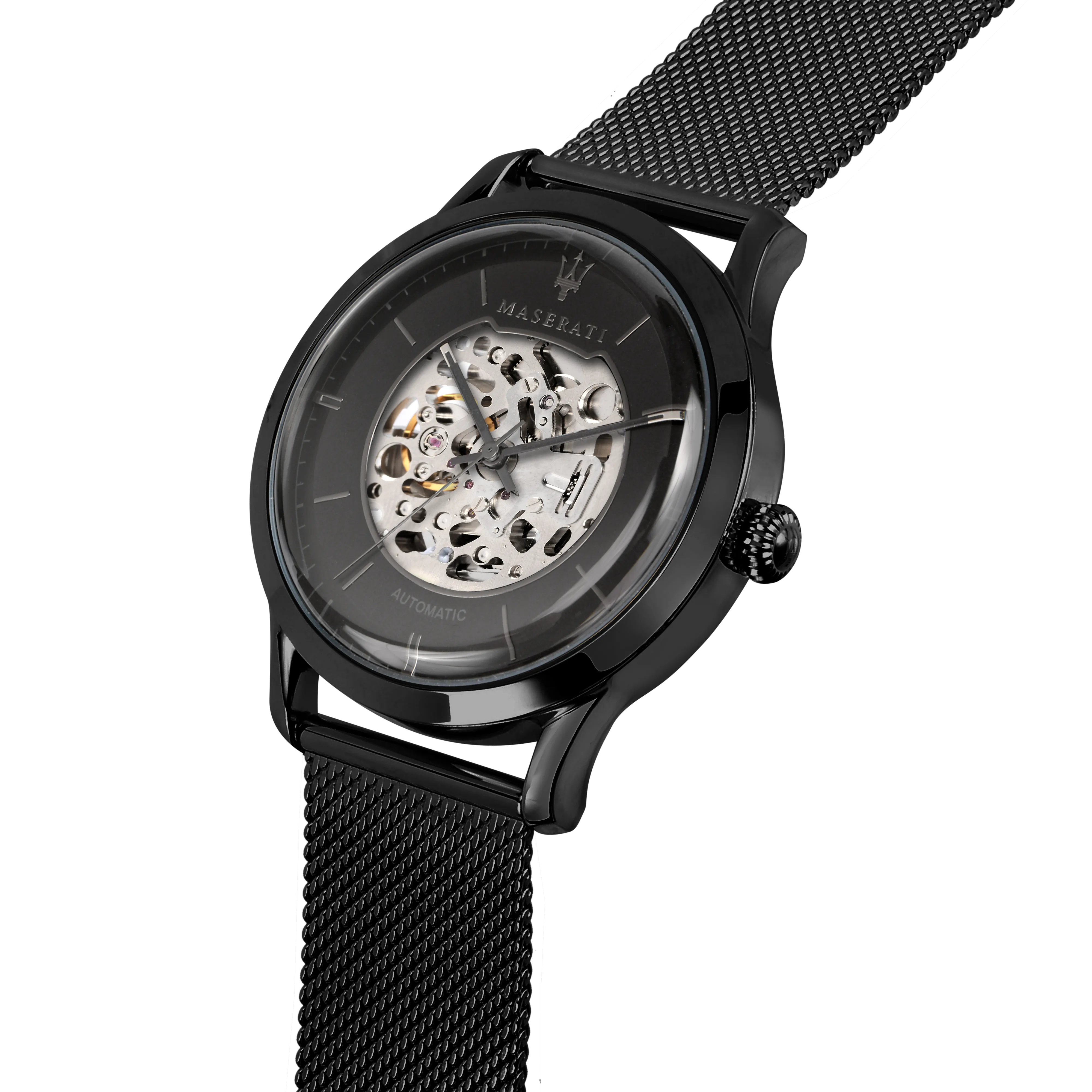 Maserati Ricordo 42mm Automatic Black Mesh Watch