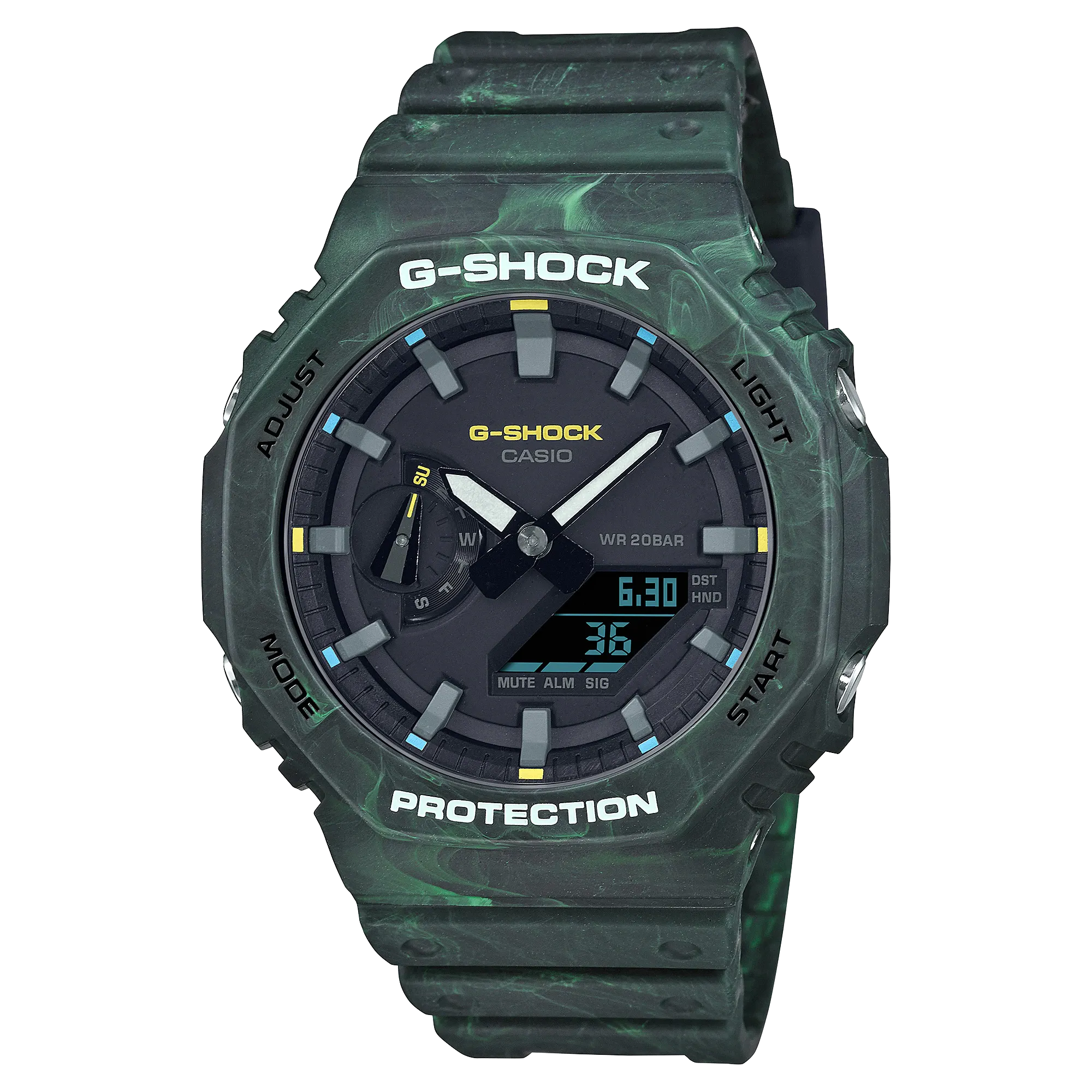 Men's ANALOG-DIGITAL Watch (GA-2100FR-3ADR)