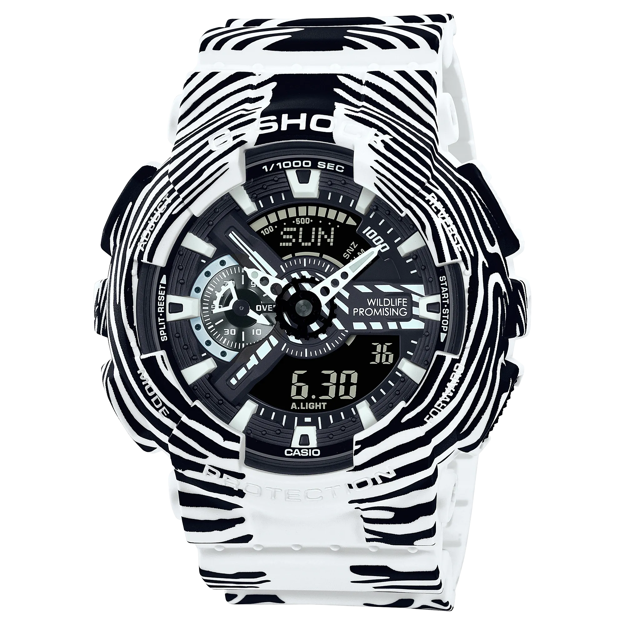 Men's Analog Digital Watch - WILDLIFE PROMISING Collaboration Model (GA-110WLP-7ADR)
