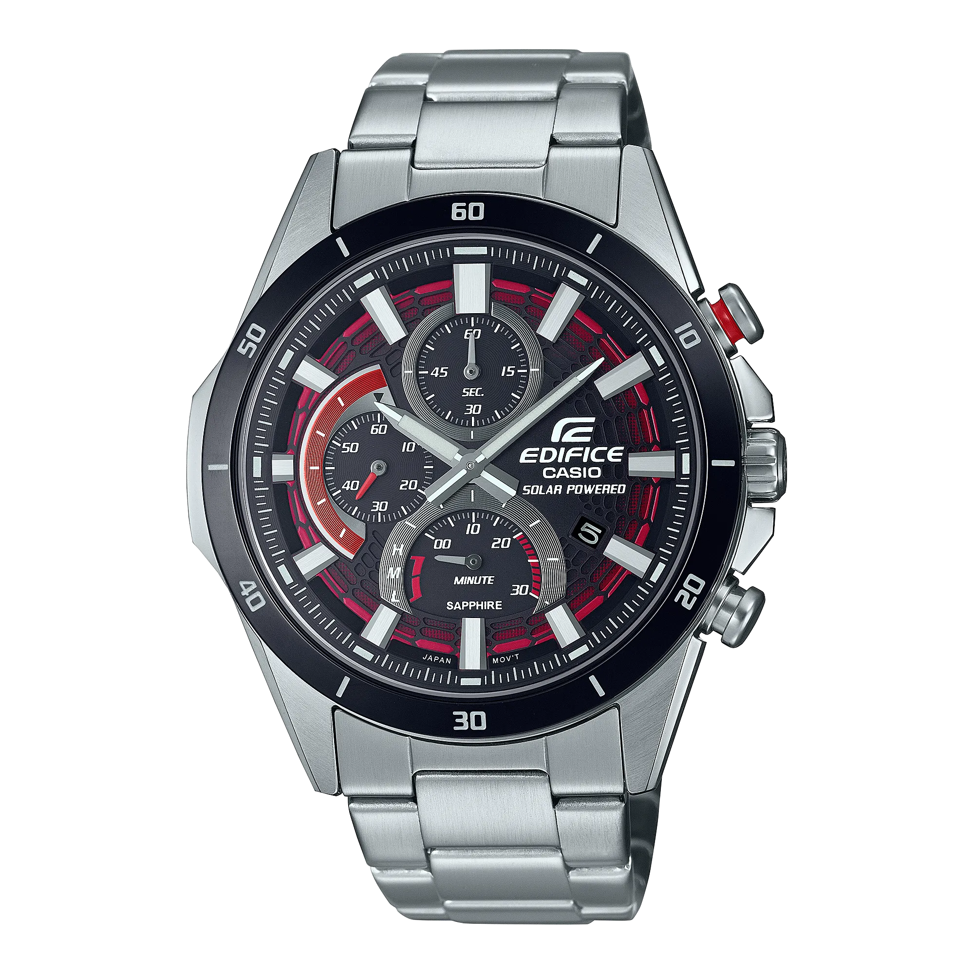 Men's Sporty Solar Powered Chronograph Watch (EFS-S610DB-1AVUDF)