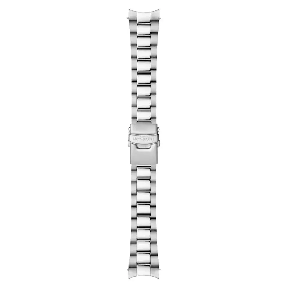 Mondaine Numeri White Dial Stainless Steel Bracelet Watch MSN.4211B.SK