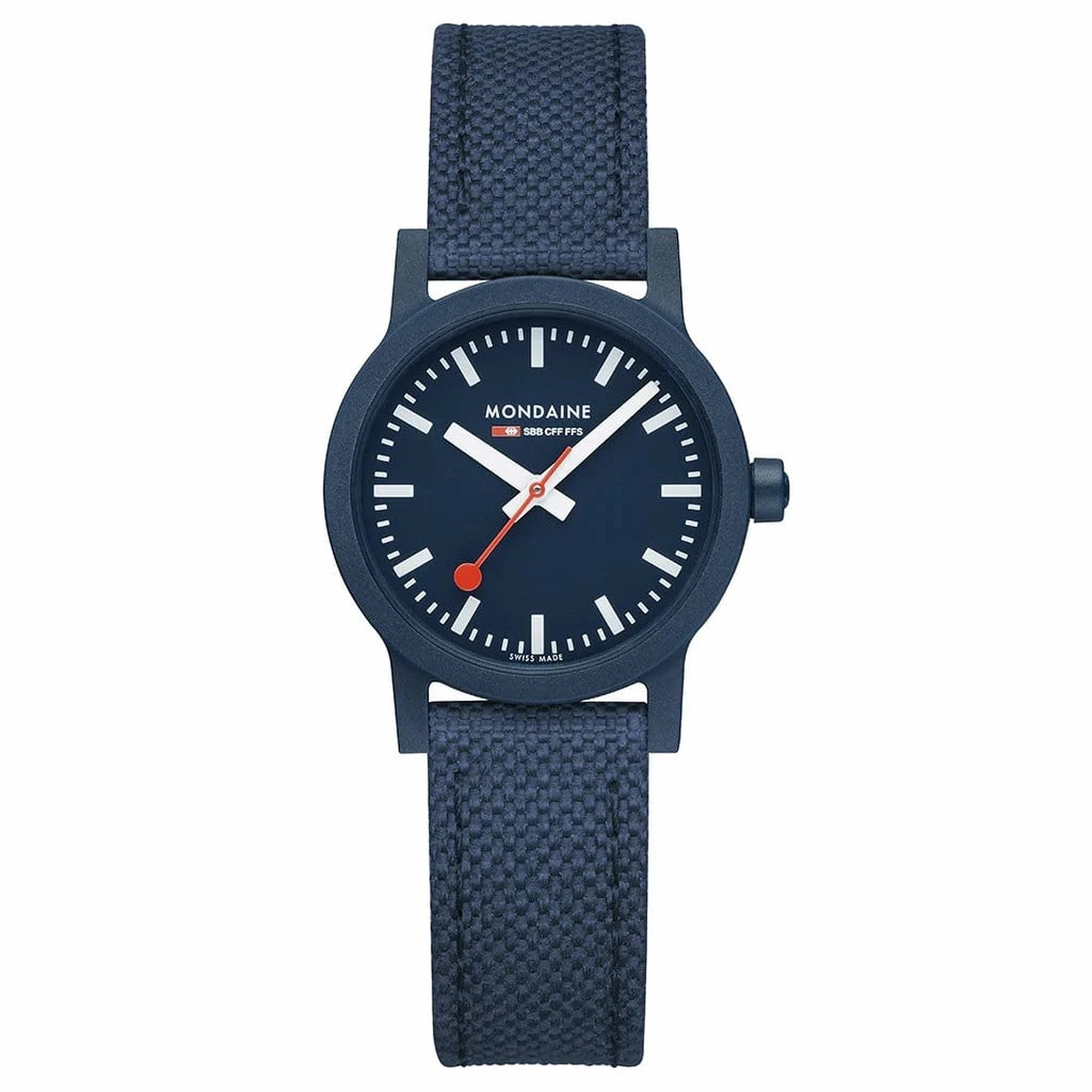 Mondaine Essence Quartz Deep Ocean Blue Watch