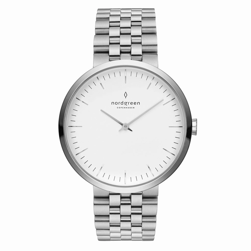 Nordgreen Infinity 32mm Silver Watch