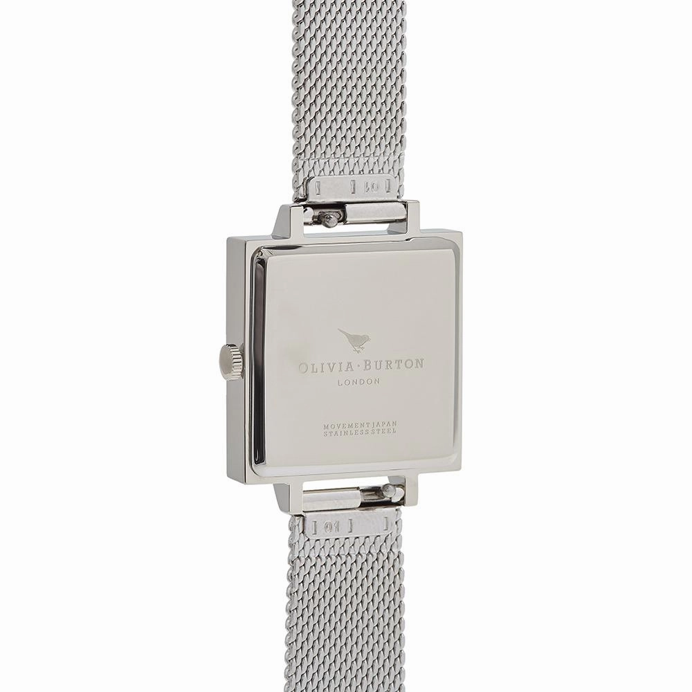 Olivia Burton 3D Butterfly Silver Watch - Silver