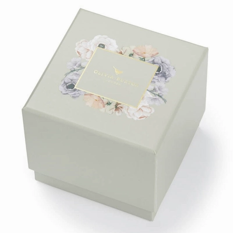Olivia Burton Glitter Dial Lucky Bee Rose Gold Ladies Watch OB16FB04