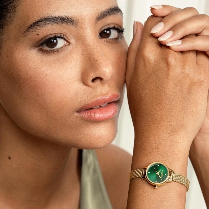 Olivia Burton Mini Classic Forest Green Dial Ladies Watch 24000246