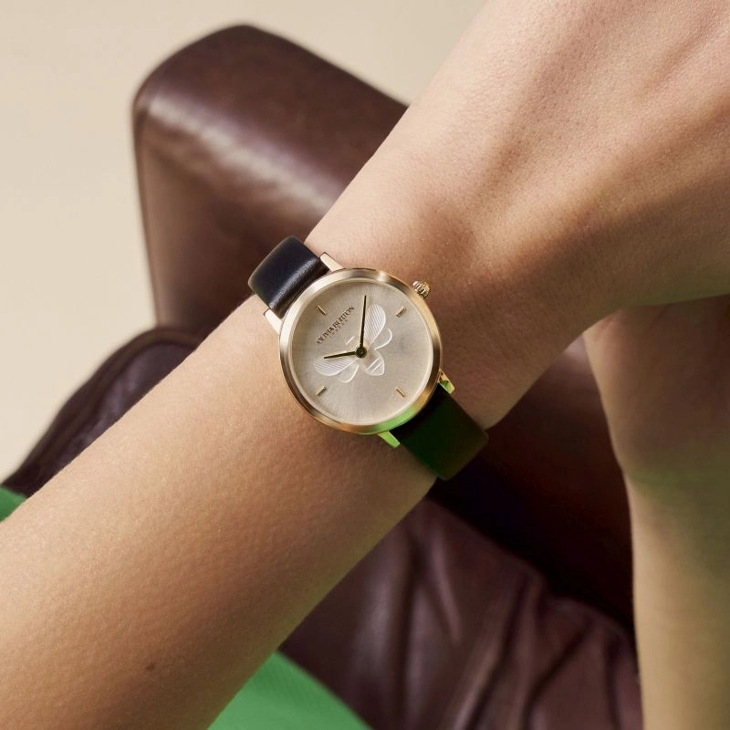 Olivia Burton Signature Bee Ultra Slim Ladies Watch 24000019