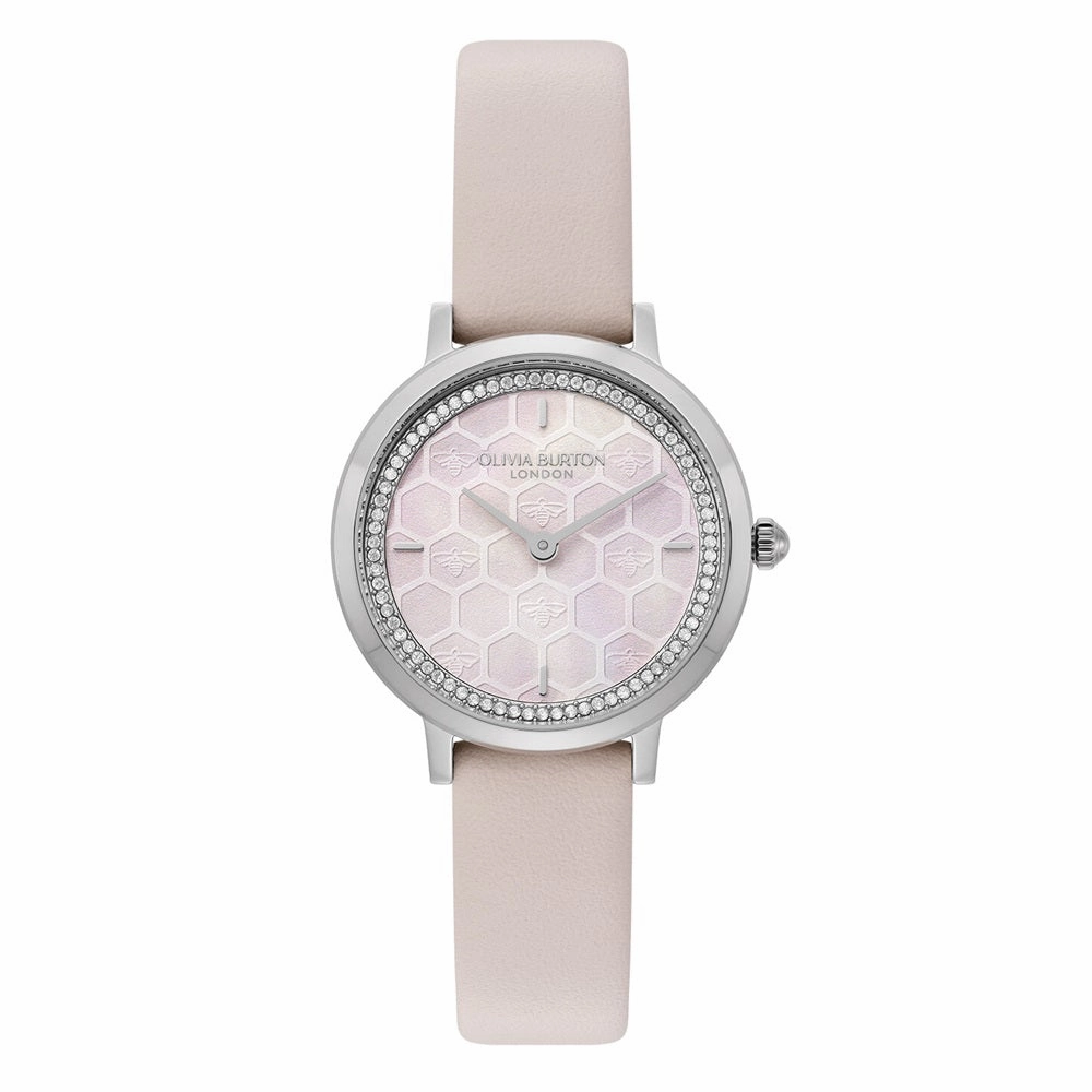 Olivia Burton Signature Honeycomb Ultra Slim Ladies Watch 24000270