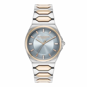 Olivia Burton Sports Luxe Lustre Chalk Blue Two Tone Ladies Watch 24000204